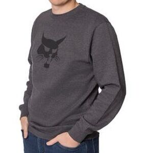 Gray Bobcat Men's Crewneck Sweatshirt